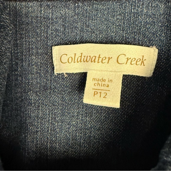 Coldwater Creek Denim Jacket with Decorative Trim P12, UGC - Picture 4 of 11